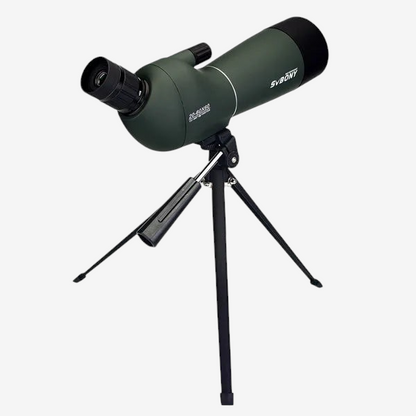 Longue-vue exotelos SVBONY SV28 verte avec trépied, prisme BAK4 et zoom 20-60x pour observation ornithologique