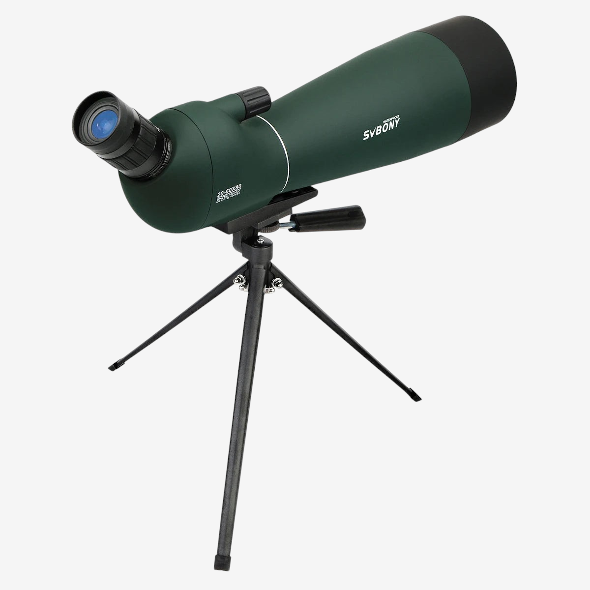 Longue-vue exotelos SVBONY SV28 verte avec trépied, prisme BAK4 et revêtement FMC pour observation longue distance