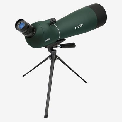 Longue-vue exotelos SVBONY SV28 verte avec trépied, prisme BAK4 et revêtement FMC pour observation longue distance