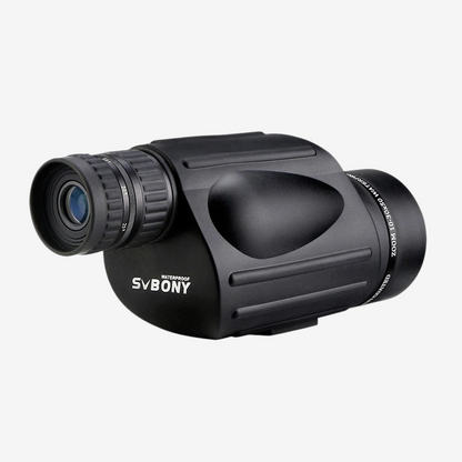 Monoculaire exotelos Svbony SV49 10-30x50 noir avec revêtement en caoutchouc antidérapant pour la randonnée