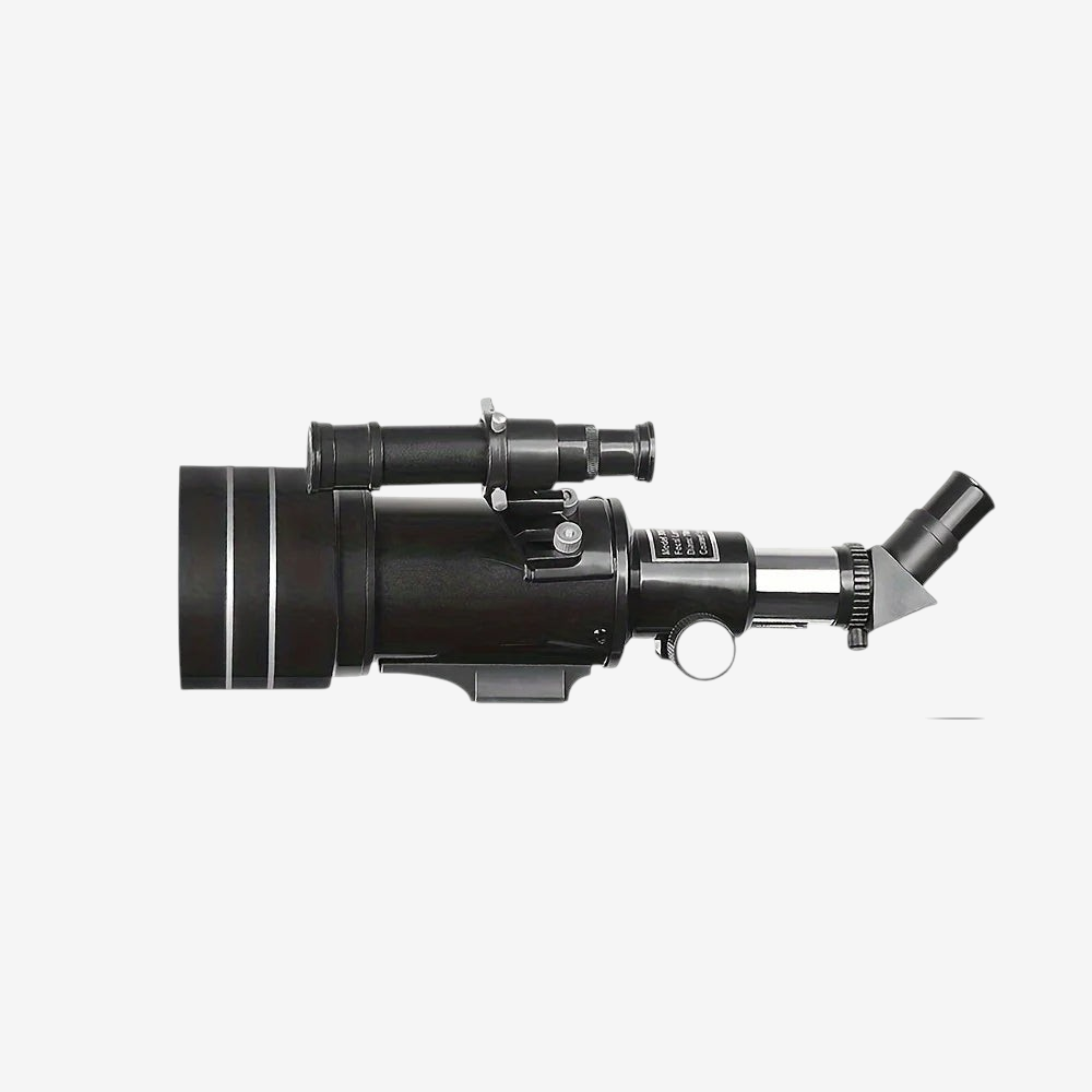 Télescope réfractant exotelos 300/70mm noir avec chercheur et oculaire pour l'observation astronomique