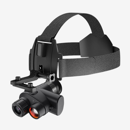 Monoculaire de vision nocturne tactique 4K Ponbos NV4500 avec monture tête réglable, vendu par exotelos.