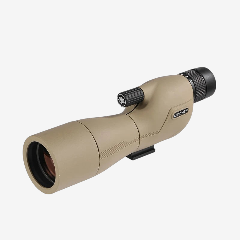 Longue-vue monoculaire exotelos couleur sable avec zoom 25-75x60mm et prisme BAK4 pour observation en extérieur