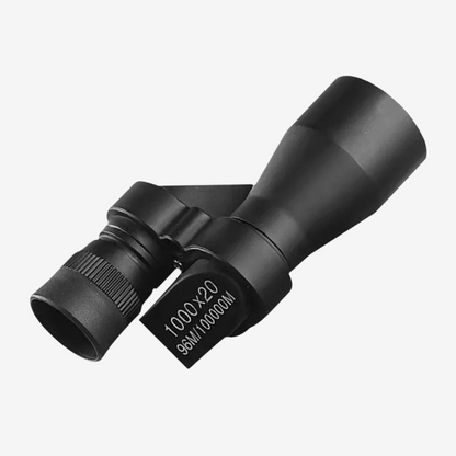 Monoculaire de poche noir exotelos 8x20 ultra-compact pour randonnée et observation de la faune