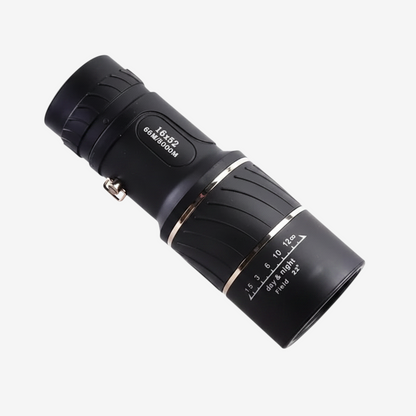 Monoculaire exotelos 16x52 noir avec mise au point réglable pour la randonnée et l'observation haute définition