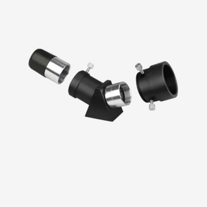 Accessoires optiques exotelos pour télescope SVBONY SV501P incluant un prisme zénith 45 degrés et adaptateurs