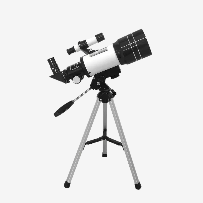 Télescope astronomique exotelos F30070 HD avec prisme Bak4, objectif 70mm sur trépied en métal pour observation