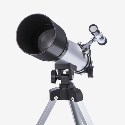 Télescope astronomique exotelos F36050 pour enfant avec trépied en aluminium, idéal pour observer la Lune et les étoiles