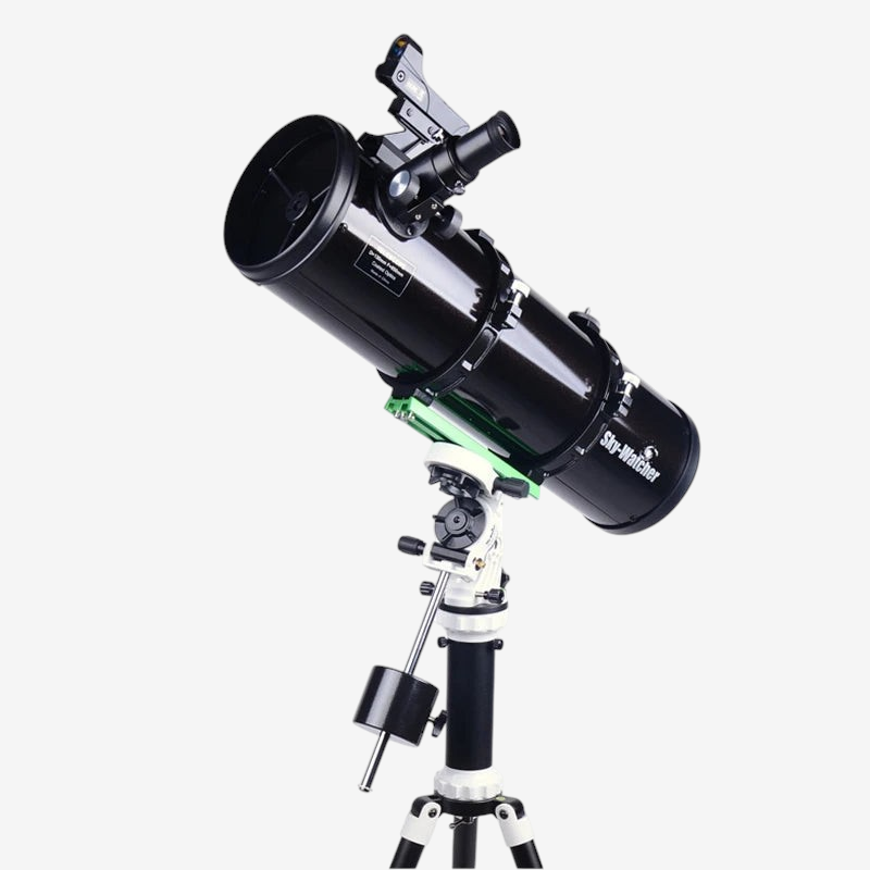 Télescope Newtonien Skywatcher AZ-EQ Avant 130P noir sur monture hybride avec trépied, vendu par exotelos