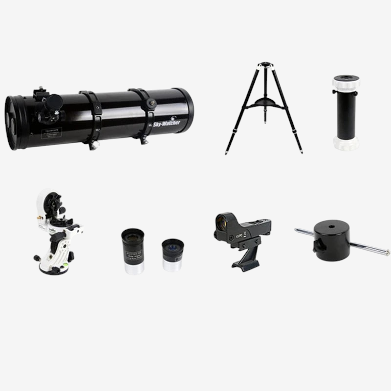 Kit télescope Skywatcher AZ-EQ Avant 130P exotelos incluant tube newtonien, monture hybride et accessoires
