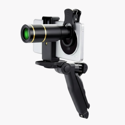 Monoculaire exotelos 22x en aluminium avec adaptateur smartphone et trépied pour photographie longue distance